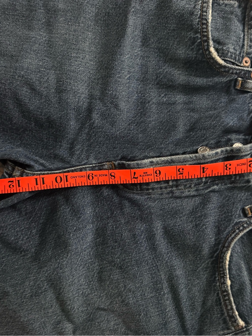 AGOLDE Ren High Waist Wide Leg Jeans Control Wash Size 28 - Picture 10 of 12